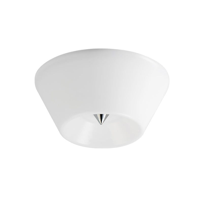 Maxim Lighting Tack 1 Light LED Flush Mount, Polished Chrome/White