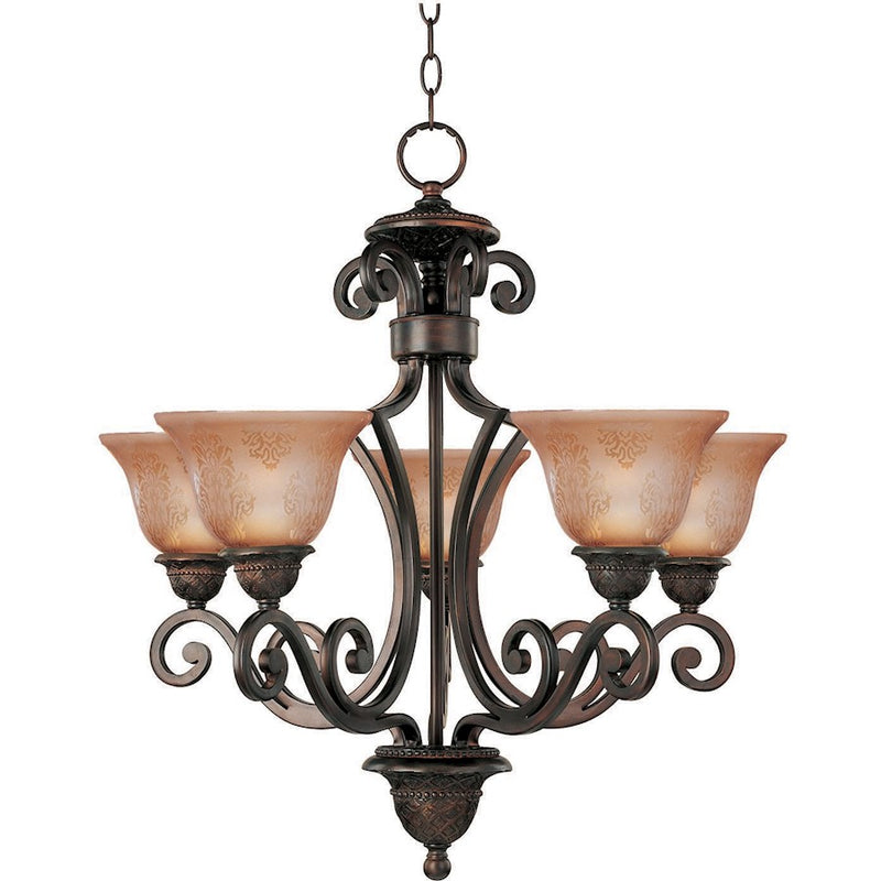 Maxim Symphony 5-Light Chandelier Oil Rubbed Bronze
