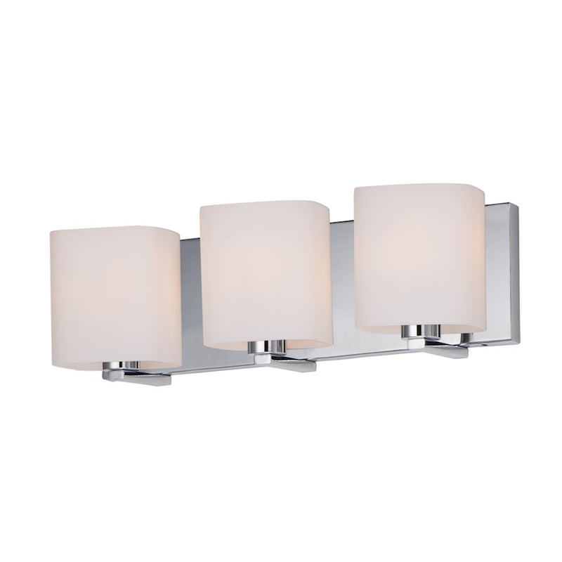 Maxim Lighting Wrap 3 Light Bath Vanity, Polished Chrome