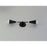 Maxim Lighting Lovell 2-Light Wall Sconce, Black/Satin Brass