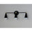 Maxim Lighting Lovell 3-Light Bath Vanity, Black/Satin Brass
