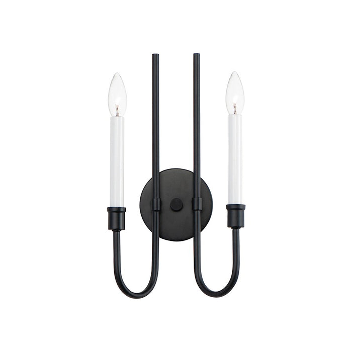 Maxim Lighting Tux 2-Light Wall Sconce, Black
