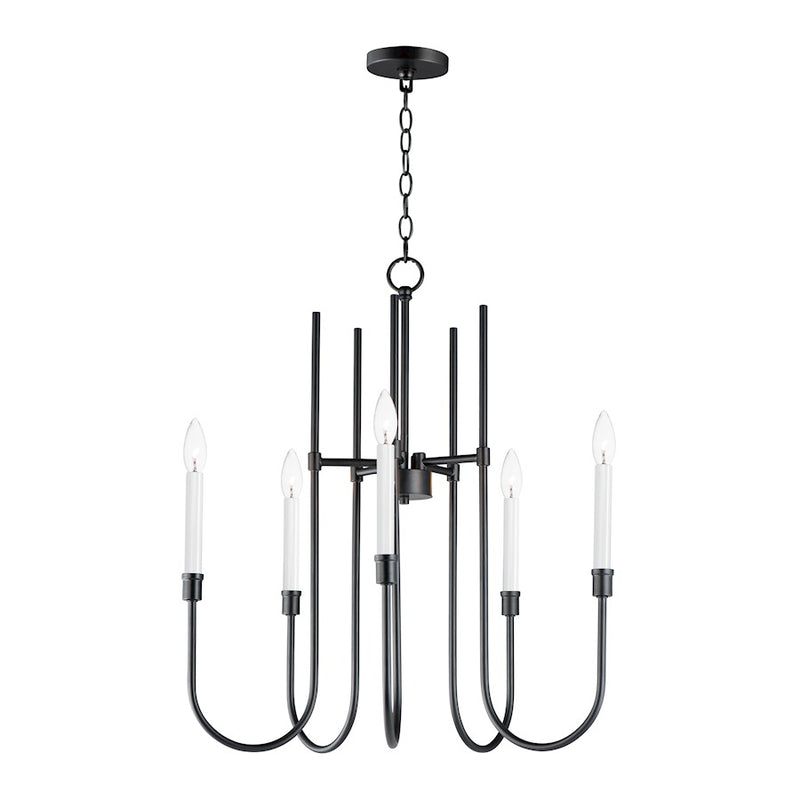 Maxim Lighting Tux Chandelier, Black