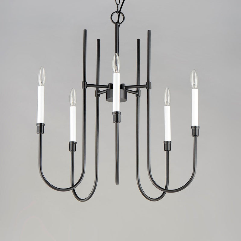 Maxim Lighting Tux Chandelier, Black