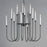 Maxim Lighting Tux 12 Light Chandelier, Black