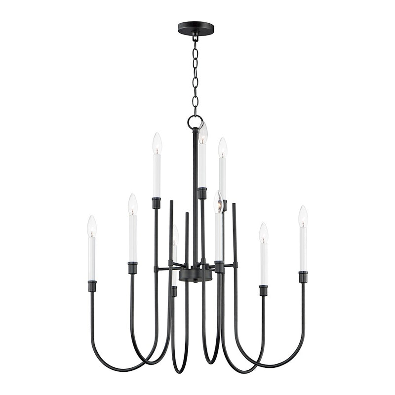 Maxim Lighting Tux Chandelier, Black