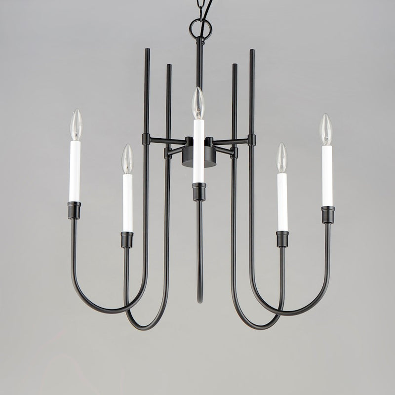 Maxim Lighting Tux Chandelier, Black