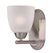Maxim Lighting Axis 1 Light Wall Sconce, Satin Nickel