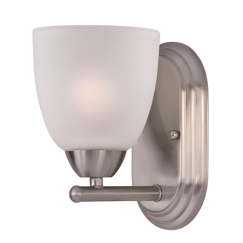 Maxim Lighting Axis 1 Light Wall Sconce, Satin Nickel