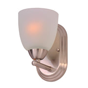 Maxim Lighting Axis 1 Light Wall Sconce, Satin Nickel