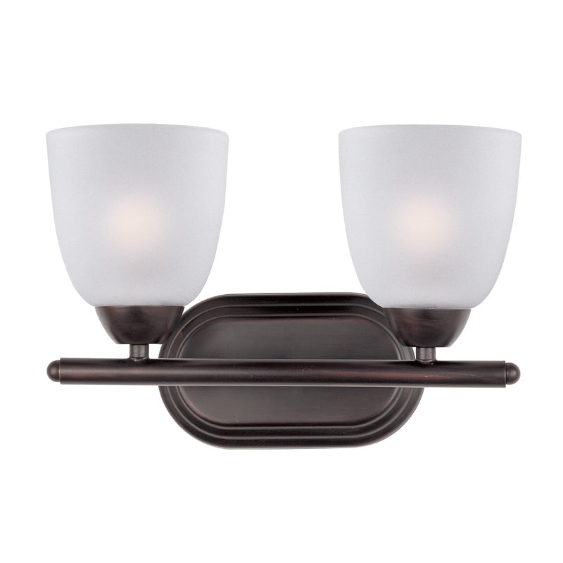 Maxim Lighting Axis 2 Light Bath Vanity, Oil Rubbed Bronze