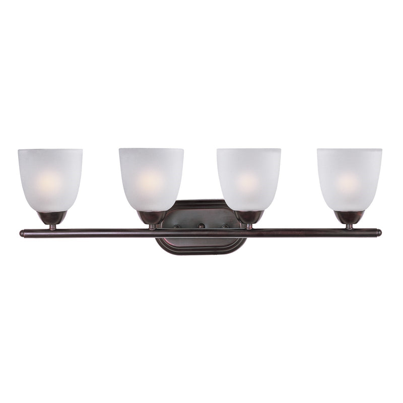 Maxim Lighting Axis 4 Light Bath Vanity, Oil Rubbed Bronze
