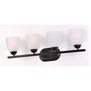 Maxim Lighting Axis 4 Light Bath Vanity, Oil Rubbed Bronze