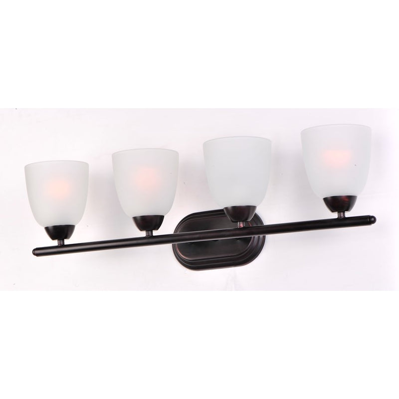 Maxim Lighting Axis 4 Light Bath Vanity, Oil Rubbed Bronze