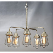 Maxim Lighting Cape Cod 5 Light Chandelier, Weathered Zinc