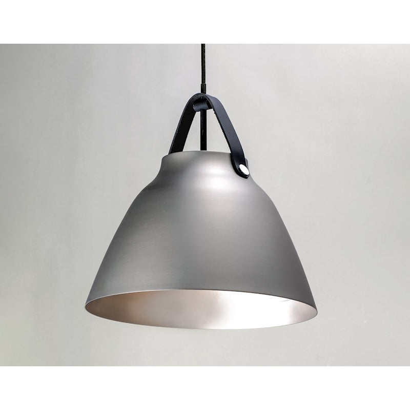 Maxim Lighting Nordic 1-Light Small Pendant, Black/Brushed Patinum