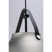Maxim Lighting Nordic 1-Light Small Pendant, Black/Brushed Patinum
