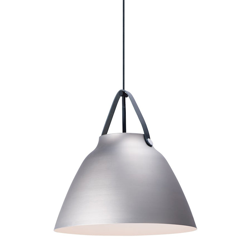 Maxim Lighting Nordic 1-Light Large Pendant, Black/Brushed Patinum