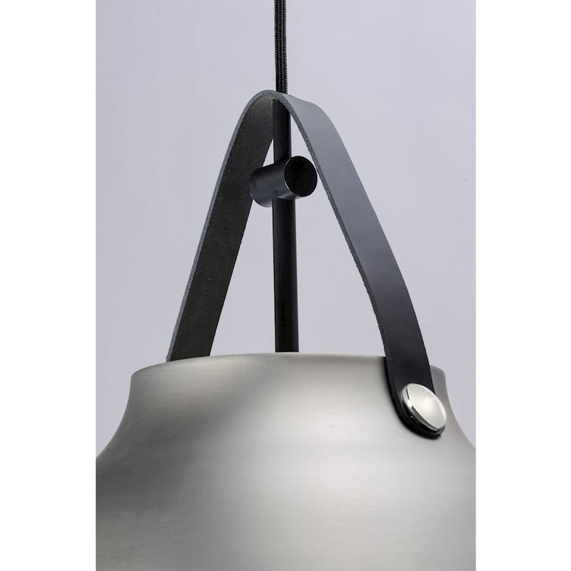 Maxim Lighting Nordic 1-Light Large Pendant, Black/Brushed Patinum