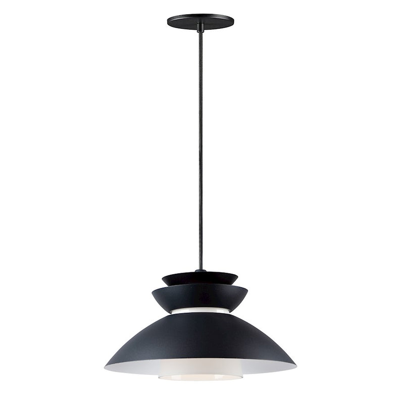 Maxim Lighting Nordic 1-Light Pendant, Black