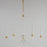 Maxim Charlton Chandelier, Weathered White/Gold Leaf