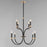 Maxim Lighting Charlton 8 Light Multi-Tier Chandelier, Black/Brass