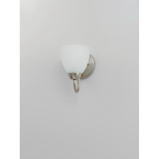 Maxim Lighting Axis 1-Light Strip Bath Vanity, Satin Nickel/Frosted