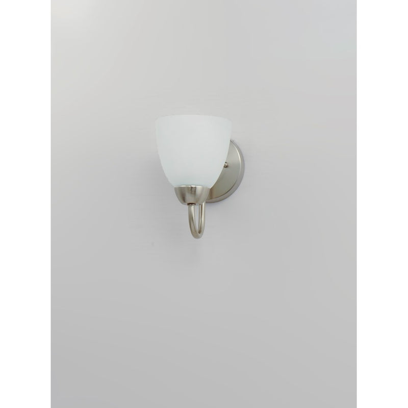 Maxim Lighting Axis 1-Light Strip Bath Vanity, Satin Nickel/Frosted