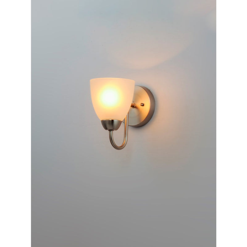 Maxim Lighting Axis 1-Light Strip Bath Vanity, Satin Nickel/Frosted