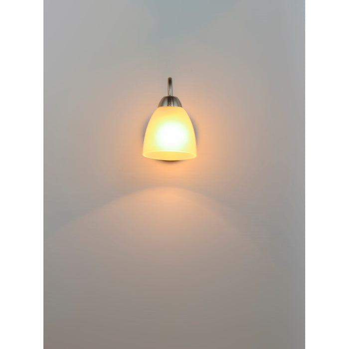 Maxim Lighting Axis 1-Light Strip Bath Vanity, Satin Nickel/Frosted