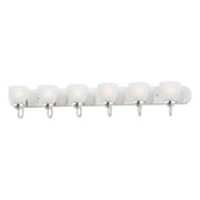 Maxim Lighting Axis 6 Light Strip Bath Vanity, Chrome/Frosted - 11386FTPC