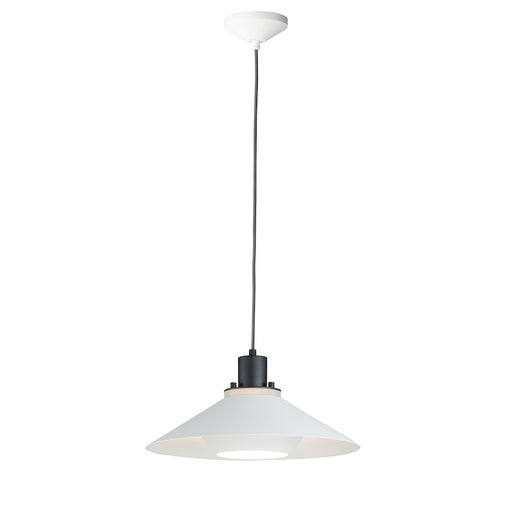 Maxim Lighting Oslo 1-Light Pendant, Black/White