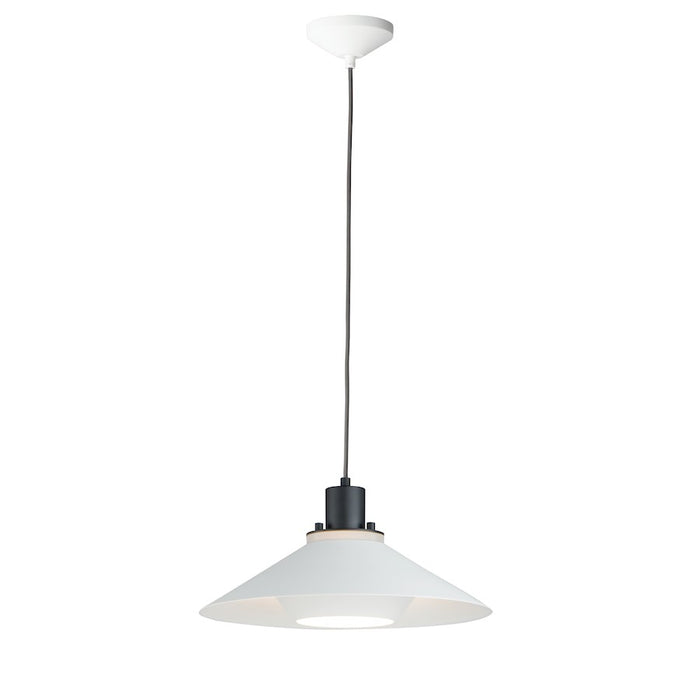 Maxim Lighting Oslo 1-Light Pendant, Black/White