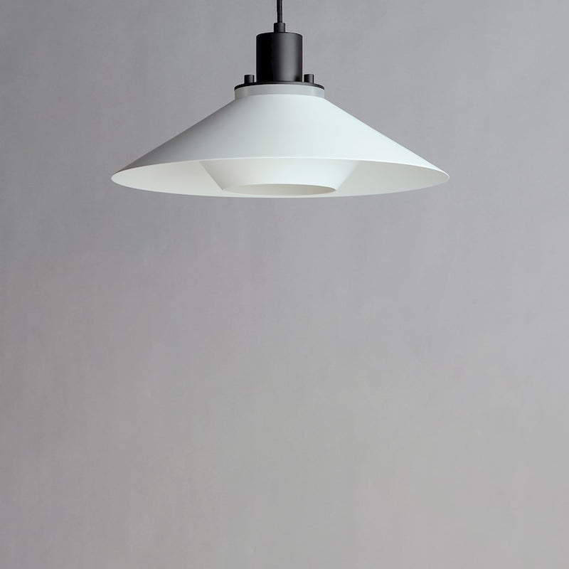 Maxim Lighting Oslo 1-Light Pendant, Black/White