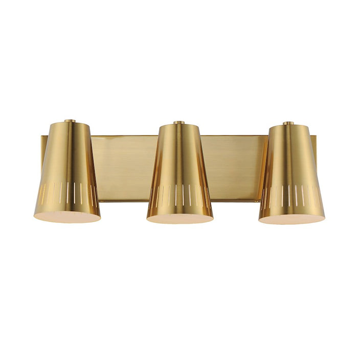 Maxim Lighting Helsinki 3 Light Bath Vanity, Natural Aged Brass - 11433NAB