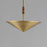 Maxim Lighting Helsinki 1 Light 16" Pendant, Natural Aged Brass