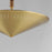 Maxim Lighting Helsinki 1 Light 16" Pendant, Natural Aged Brass