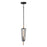 Maxim Lighting Wings 1-Light Pendant, Black/Satin Brass