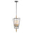 Maxim Lighting Wings 4-Light Pendant, Black/Satin Brass