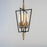 Maxim Lighting Wings 4-Light Pendant, Black/Satin Brass