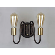 Maxim Lighting Haven 2-Light Wall Sconce, Bronze/Antique Brass