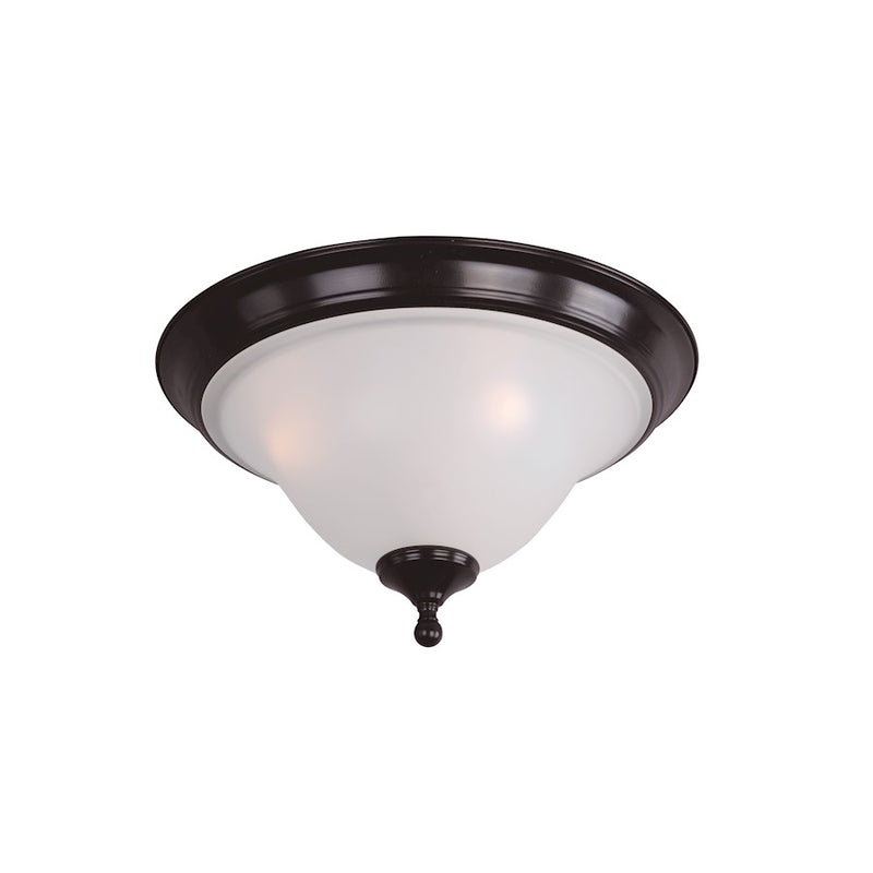 Maxim Lighting Linda 2-Light Flush Mount Black