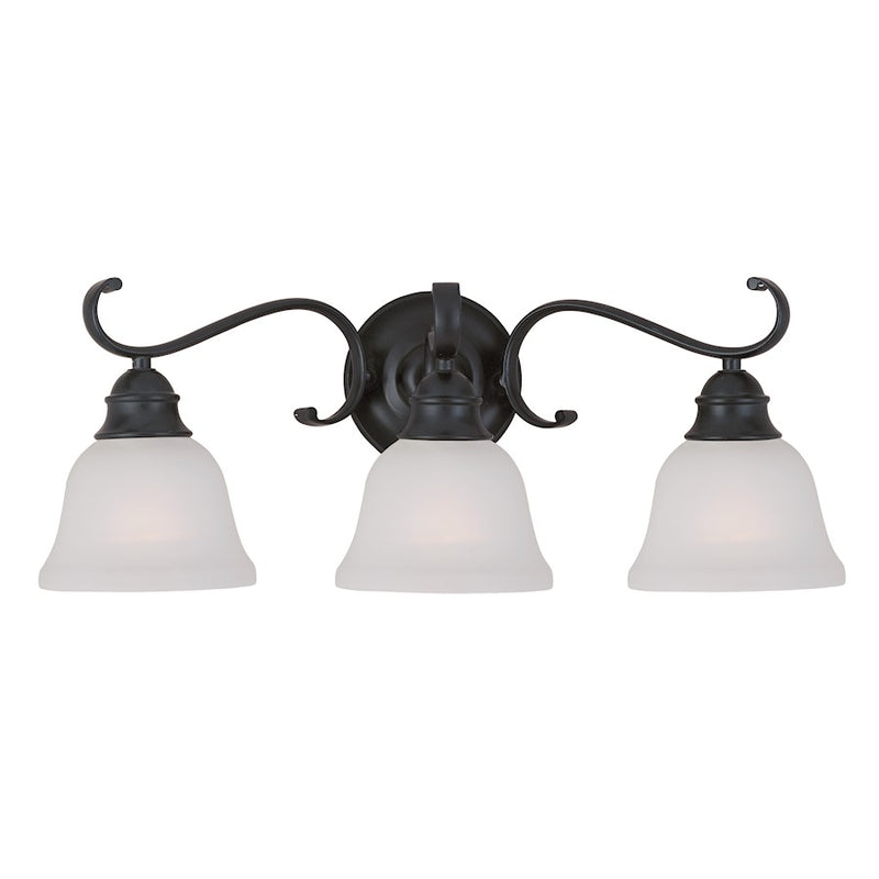 Maxim Lighting Linda 3-Light Bath Vanity Black