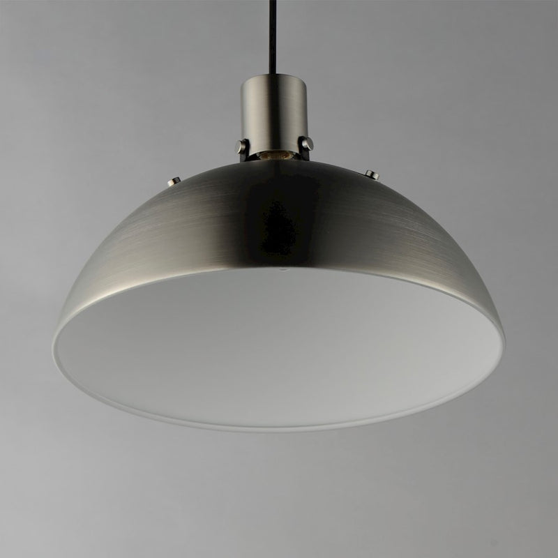 Maxim Lighting Dawn 1 Light 15.5" Pendant, Satin Nickel