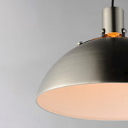 Maxim Lighting Dawn 1 Light 15.5" Pendant, Satin Nickel