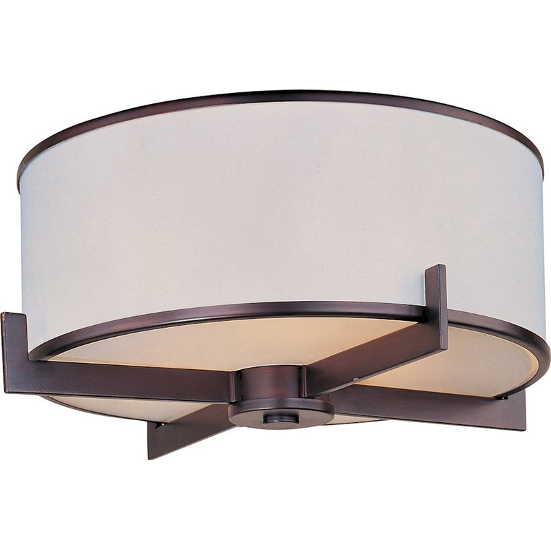 Maxim Nexus 3-Light Flush Mount Oil Rubbed Bronze