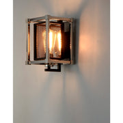 Maxim Lighting Refine-Wall Sconce, Black/Polished Nickel