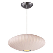 Maxim Cocoon 1-Light Chandelier, Polished Chrome