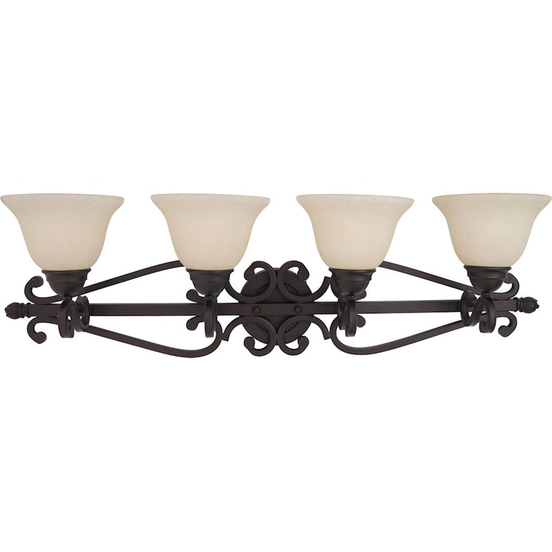 Maxim Manor 4-Light Bath Vanity Oil Rubbed Bronze