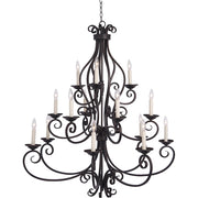 Maxim Lighting Manor 15-Light Chandelier Oil Rubbed Bronze